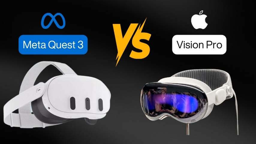 Meta Quest 3 vs. Vision Pro: La batalla de la realidad virtual